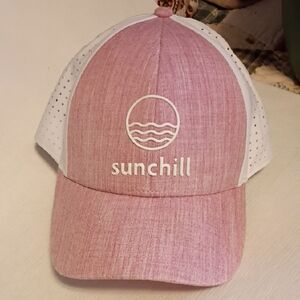 Sunchill Pink and White Cap